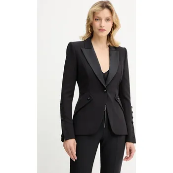 Dámské sako Sako Elisabetta Franchi černá barva, GI15456E2 99X, vel. 34