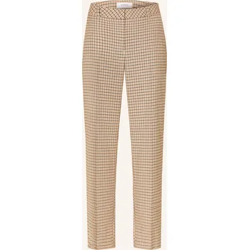 Dámské kalhoty Comma Dámské Kalhoty, světle hnědá / tmavě hnědá / krémová, 42