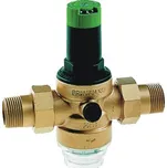 Resideo BRAUKMANN D06F redukční ventil pro rozvod vody, DN40, 1 1/2"x1 1/2" FF, 25bar, 40°C, závitový, s vyváženou regulační kuželkou, vč. manometru, mosaz