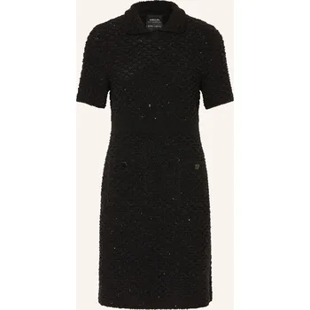 Dámské šaty Marc Cain Dámské Pletené Šaty S Flitry, 900 black, 42