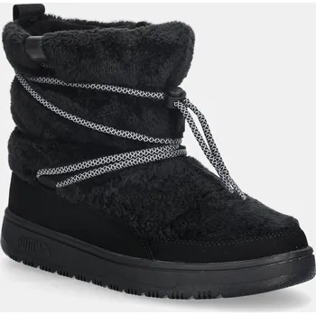 Dámská zimní obuv Sněhule Puma Snowbae Suede Wns černá barva, 402175 99X, EUR 41