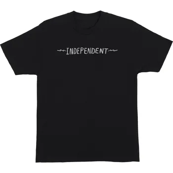 Pánské oblečení INDEPENDENT triko - Bratrud Notebook S/S Heavyweight T-Shirt Black (157013)