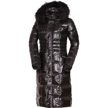 Dámská větrovka Northfinder Dámská lesklá bunda STARLA, černá, L