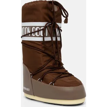 Dámská zimní obuv Sněhule Moon Boot MB ICON NYLON hnědá barva, 80D1400440 M005, 45/47, 88X