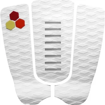 Trakční podložka na surfovací prkno 32x30 cm 3dílná EVA pěna barevná diamantová protiskluzová ocasní deska silně lepicí grip na palubu bílá