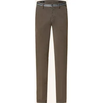 Pánské kalhoty Mason's Pánské Chino Kalhoty Extra Slim Fit, olivová, 56