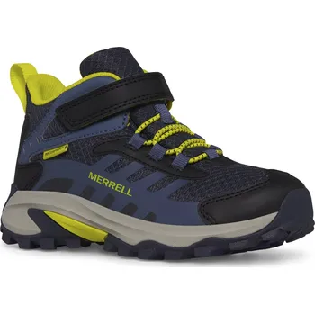 Dětská sportovní obuv Dětské outdoorové boty Merrell MOAB SPEED 2 MID A/C WP K modré MK267543 - EUR 33 | UK 1 | US 2