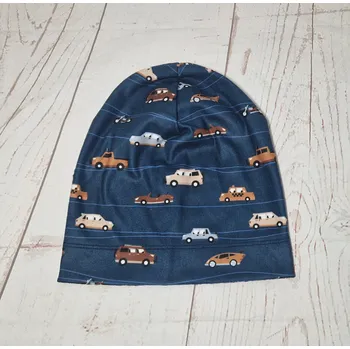 Čepice Yháček Flísová čepice Yháček, jednovrstvá, Auta Velikost:: XS