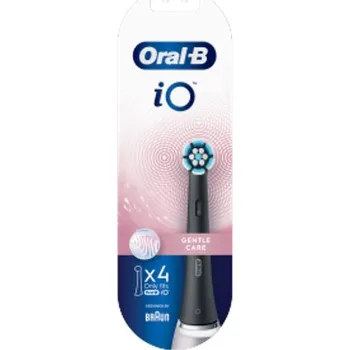 Péče o chrup Oral-B náhradní hlavice iO Gentle Care (4ks/blistro) ČERNÁ
