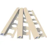 Lišta - profil ukončovací - rohová oblá PVC profil 8mm/2,5m bahama