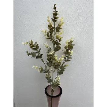 Sazenice UMĚLÉ KVĚTINY - EUCALYPTUS PLAST ZELENO-BÍLÝ