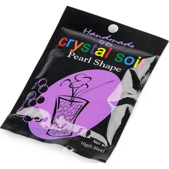 umělá květina Vodní perly - gelové kuličky do vázy Ø14 mm - 8 fialová