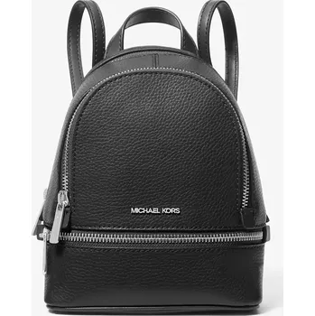 Městský batoh MICHAEL KORS dámský malý kožený batoh Rhea Extra-Small Mini černý