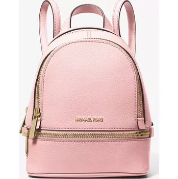 Městský batoh MICHAEL KORS dámský malý kožený batoh Rhea Extra-Small Mini růžový