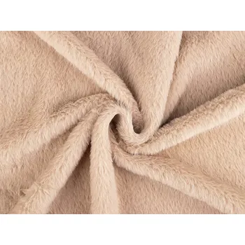 Oděvní umělá kožešina rabbit METRÁŽ - 3 béžová světlá