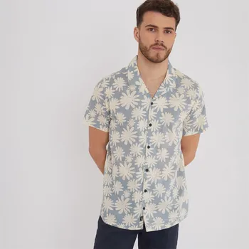 Pánská košile Košile Threadbare Baby Blue 1163444 XL