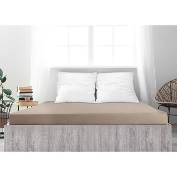 Prostěradlo B.E.S. - Petrovice, s.r.o. Prostěradlo Froté PERFECT - Ořechová Rozměr: 120 x 200