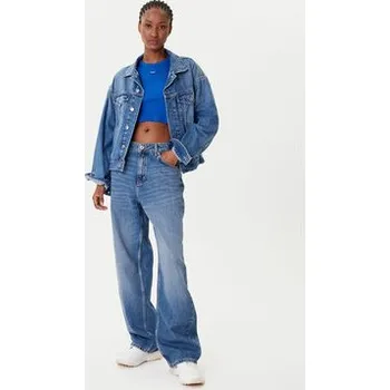 HUGO Jeansy Leni_B 50546357 Modrá Loose Fit 32_32