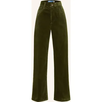 Dámské oblečení Polo Ralph Lauren Dámské Manšestrové Kalhoty, olivová, 40