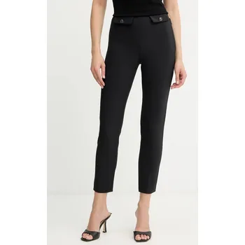 Dámské kalhoty Kalhoty Elisabetta Franchi dámské, černá barva, přiléhavé, high waist, PA12056E2 99X, vel. 40