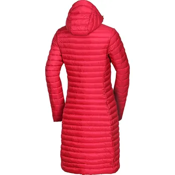 Dámská větrovka Northfinder Dámská prodloužená sportovní bunda BOBBIE, tmavě rudá, S
