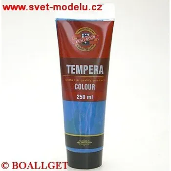 Vodová barva Temperová barva 250 ml kobalt imitace (modrá) tuba KOH-I-NOOR 220205