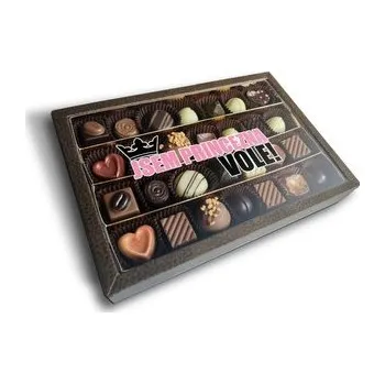 Bonboniéra Pralinky Jsem princezna, vole!: 28 ks pralinek