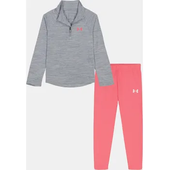 Under Armour Dívčí set UA 1/4 ZIP LEGGING SET UAFII80R-053 Modrá 92-97