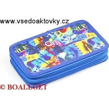 Penál PENÁL Junior, 2.zipový, textil 367410