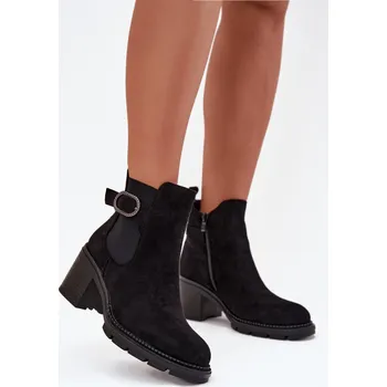 Dámská zimní obuv Boty na podpatku model 216653 Step in style 36