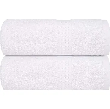 Utěrka ZBXL Ručníky pro hosty FROGN 2 ks bílé 30x50 cm 360 g/m²