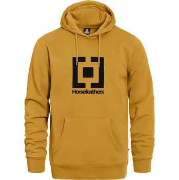 Pánské oblečení Mikina Horsefeathers Leader honey S 2025 - Odesíláme do 24 hodin