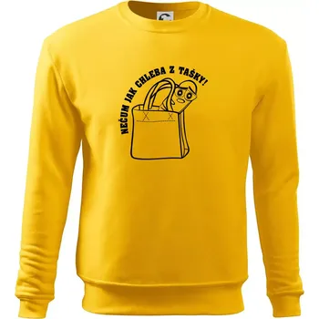 Pánská mikina Nečum jak chleba z tašky! - Mikina Essential pánská - L ( Žlutá )
