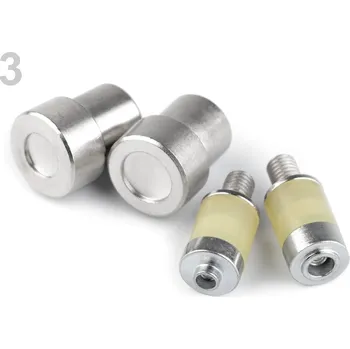 Piston sada k nýtování patentek velikost 16", 18", 20", 22", barva 3 (22") nikl