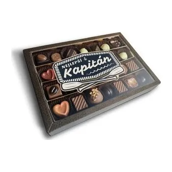 Bonboniéra Pralinky Nejlepší kapitán: 28 ks pralinek
