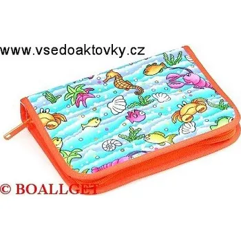 Penál PENÁL Vodní svět, 1.zipový , textil 362405