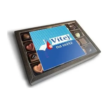 Bonboniéra Pralinky Vítej na světě: 28 ks pralinek