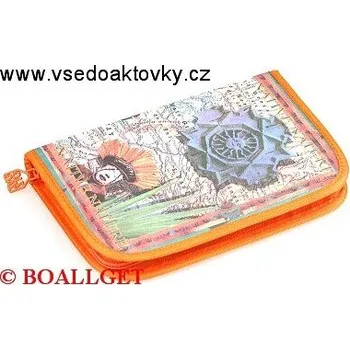 Penál PENÁL Native Nature, 1.zipový , textil 364706