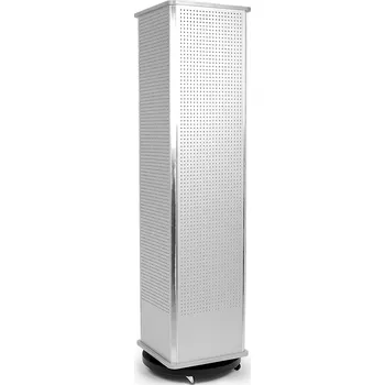 Otočný stojan 39x39x171 cm Varianta: stříbrná, Balení: 1 ks