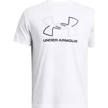 Pánské tričko Pánské tričko s krátkým rukávem Under Armour GL FOUNDATION UPDATE SS TEE bílé 1382915-100 - M | UK 5,5 | US 6