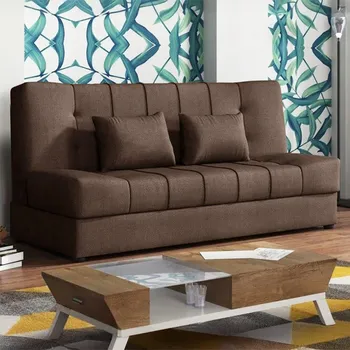 Obývací pokoj Pohovka Sonia | 194 cm | rozkládací + úložný prostor | enjoy 4 hnědá