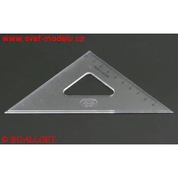 pravítka KOH-I-NOOR Trojúhelník 45/113 transparent 210070