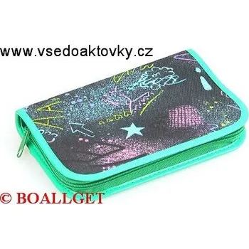 Penál PENÁL noční, 1.zipový s klopou , textil T-44 U 366303