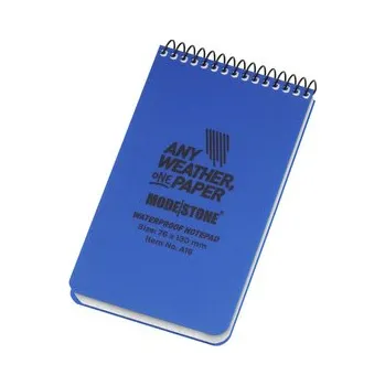 Set školních potřeb Modestone - Notes wodoodporny - 76 x 130 mm - 50 kartek - Niebieski - A16