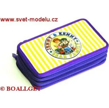Penál PENÁL KOČKY , 3.zipový, textil 360403