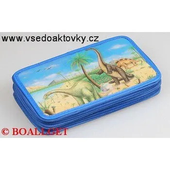 Penál PENÁL Pravěká zvíařta,2.zipový, omyvatelný 360703