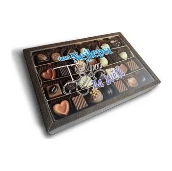 Bonboniéra Pralinky Ten nejlepší syn na světě: 28 ks pralinek