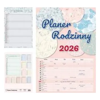 Kalendář Kalendarz 2026 miesięczny Planer Rodzinny HELMA