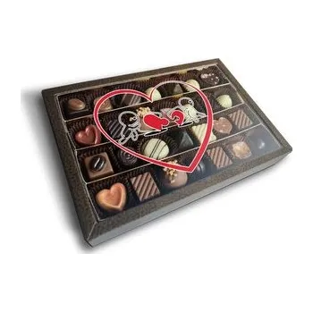 Bonboniéra Pralinky Puzzle love: 28 ks pralinek