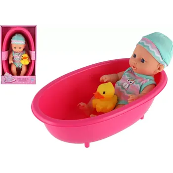 Panenka miminko do vaničky s kačenkou 22 cm
